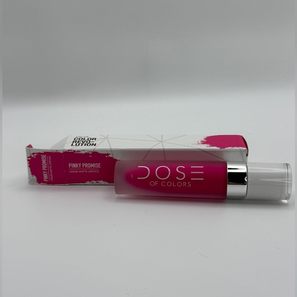 Dose of Colors Liquid Matte Lipstick - Pinky Promise | Full Size | BNIB | Vegan - Picture 1 of 3